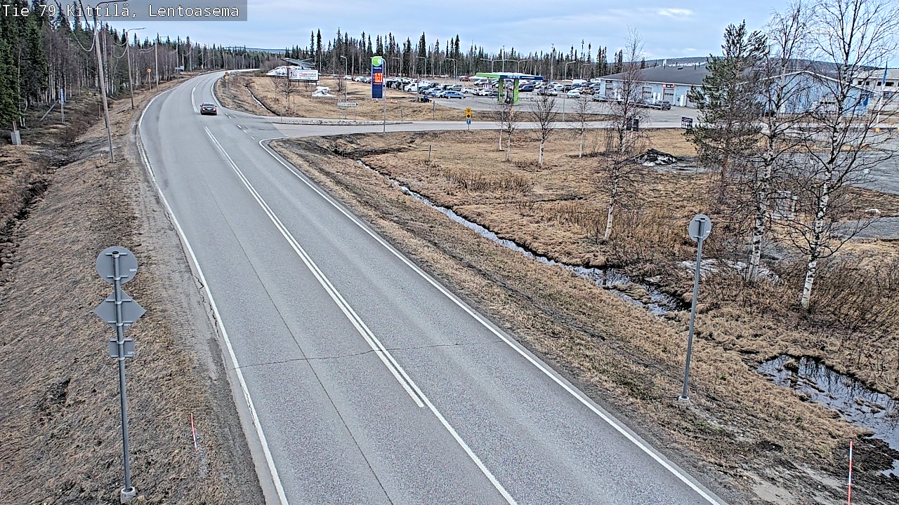 Kelikamerat Kuva Tie 79 Kittilä, Lentoasema, Kittilä, Lappi