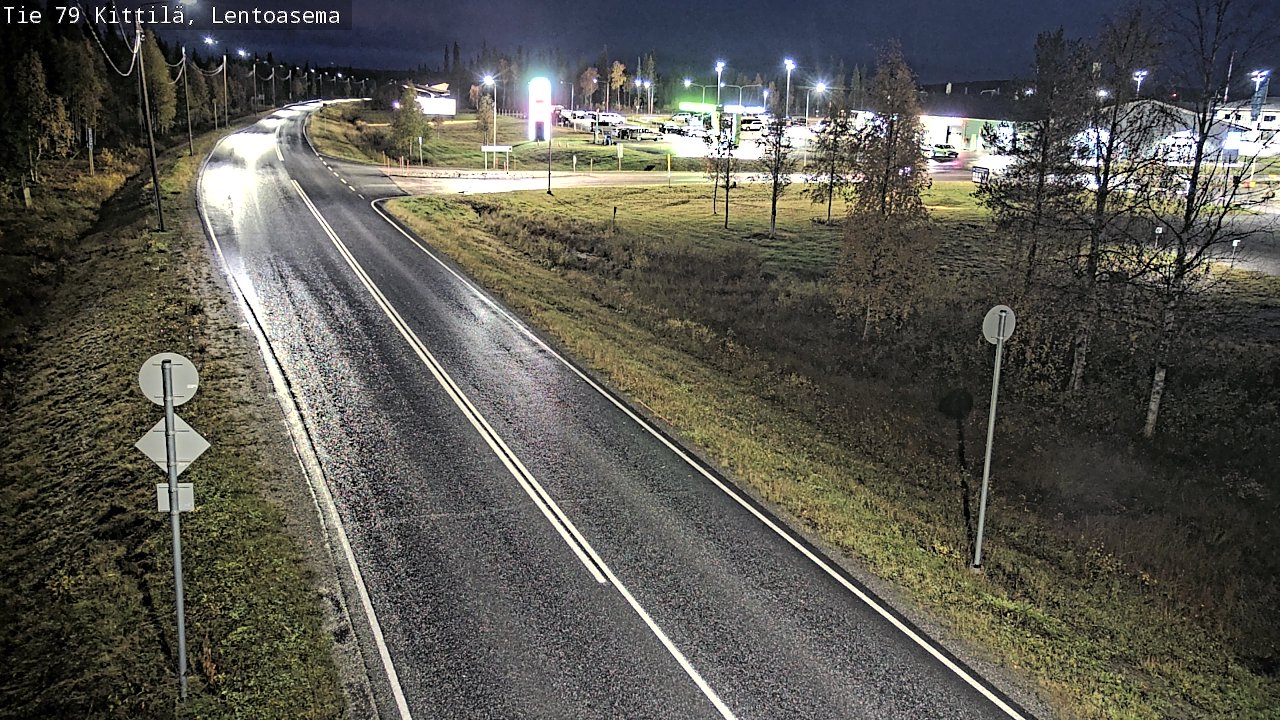 Kelikamerat Kuva Tie 79 Kittilä, Lentoasema, Kittilä, Lappi