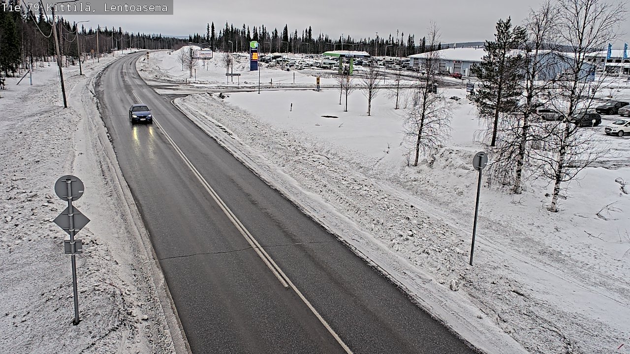 Kelikamerat Kuva Tie 79 Kittilä, Lentoasema, Kittilä, Lappi