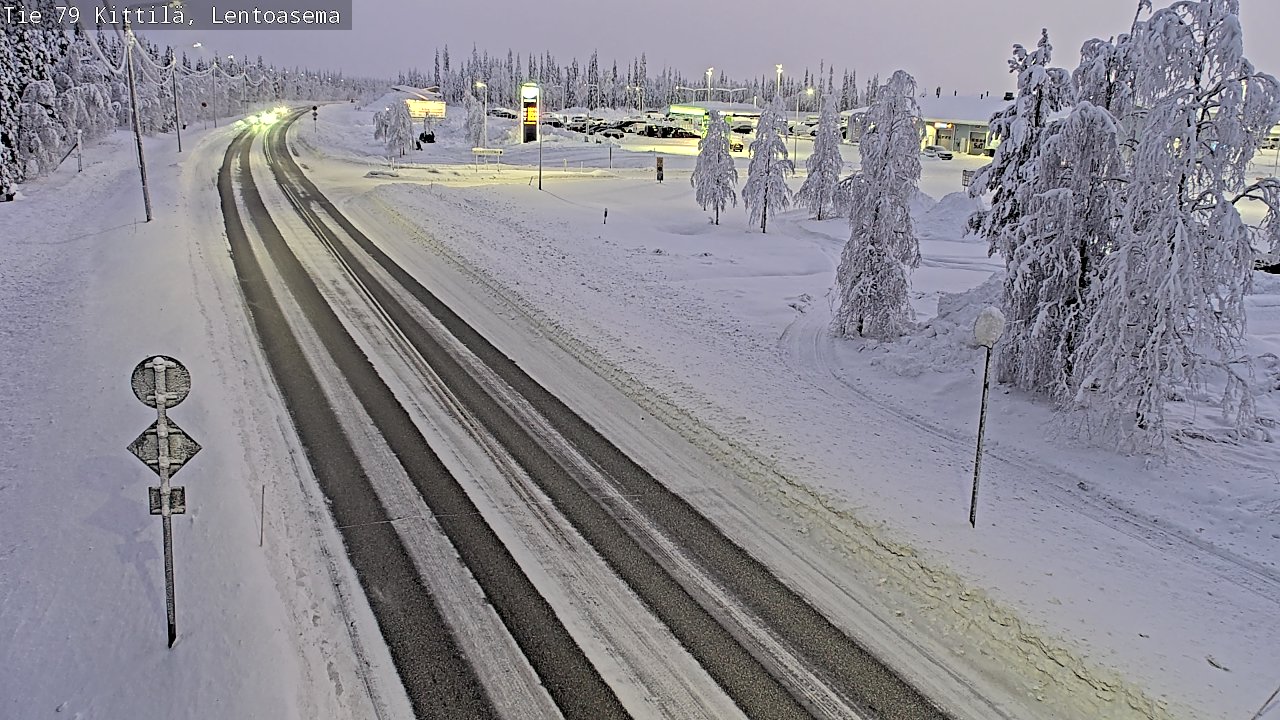 Kelikamerat Kuva Tie 79 Kittilä, Lentoasema, Kittilä, Lappi