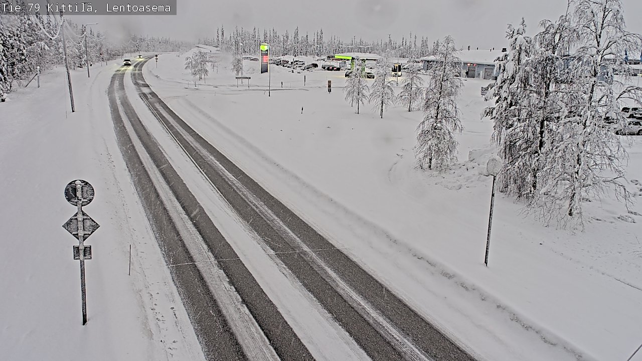 Weather Camera Image Road 79 Kittilä, Lentoasema, Kittilä, Lappi