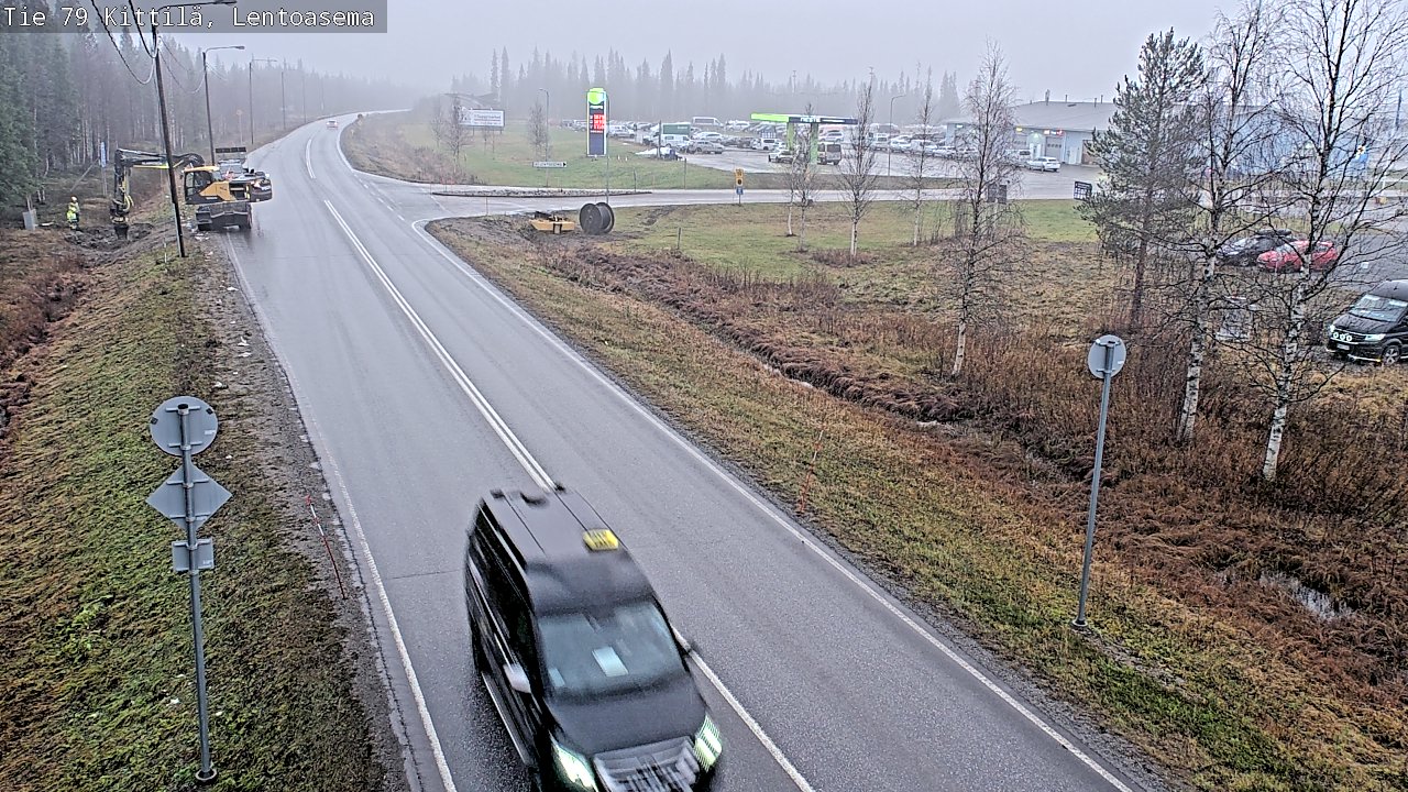 Kelikamerat Kuva Tie 79 Kittilä, Lentoasema, Kittilä, Lappi