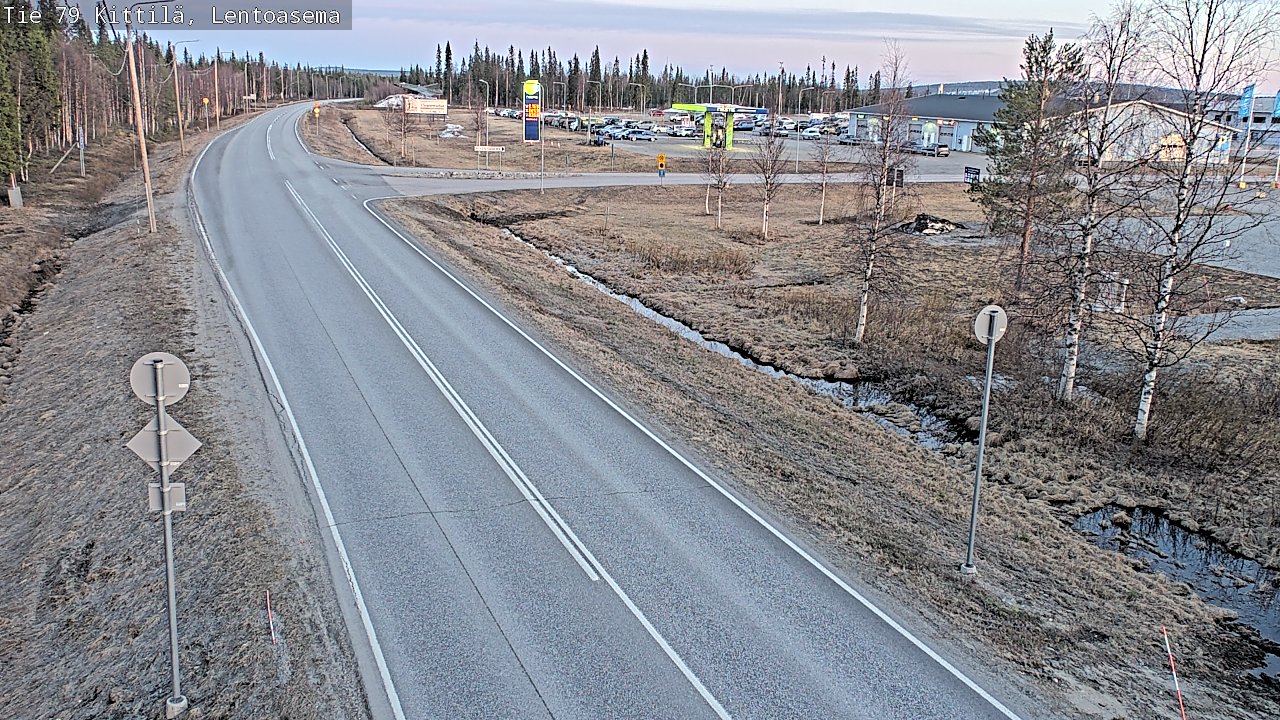 Kelikamerat Kuva Tie 79 Kittilä, Lentoasema, Kittilä, Lappi