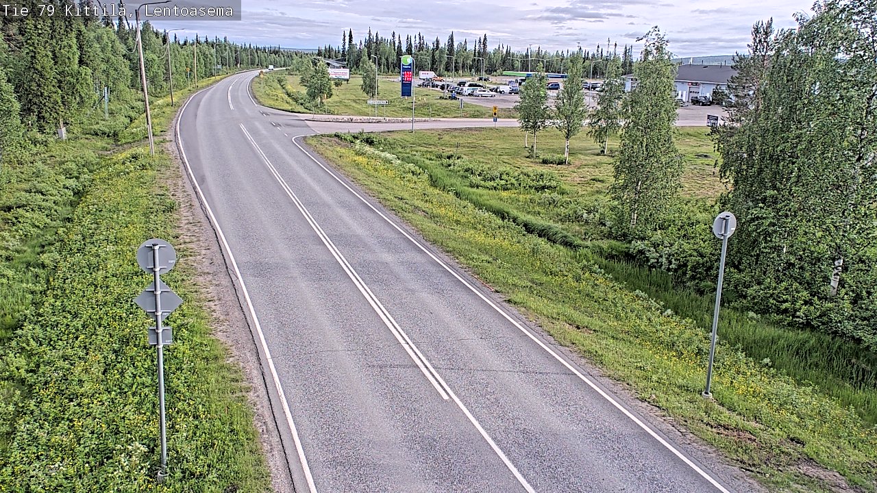Kelikamerat Kuva Tie 79 Kittilä, Lentoasema, Kittilä, Lappi