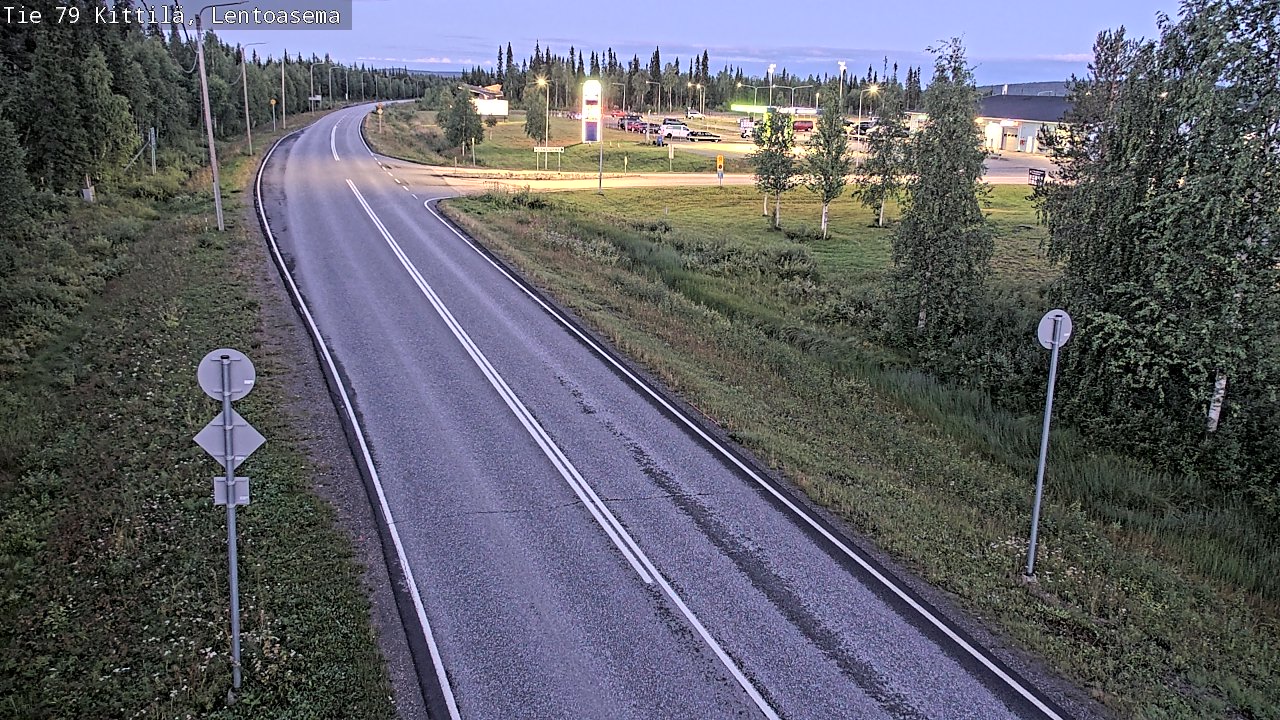 Kelikamerat Kuva Tie 79 Kittilä, Lentoasema, Kittilä, Lappi