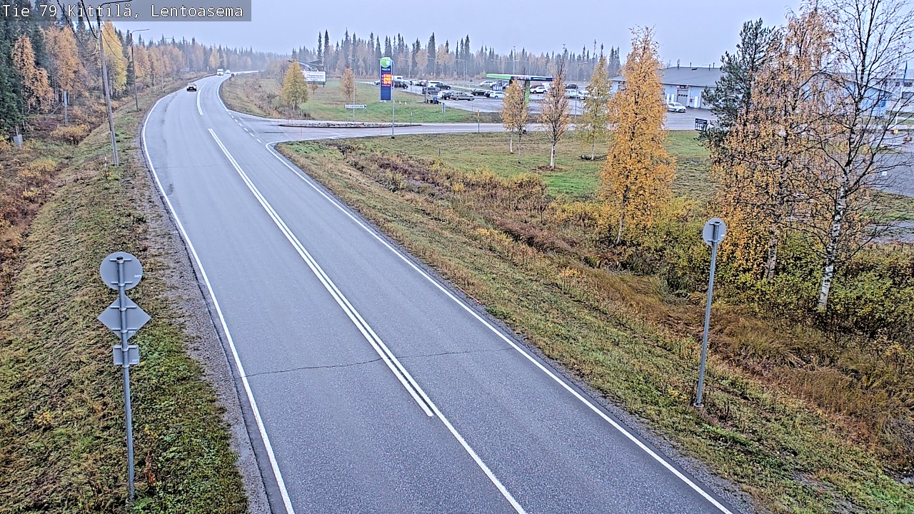 Kelikamerat Kuva Tie 79 Kittilä, Lentoasema, Kittilä, Lappi
