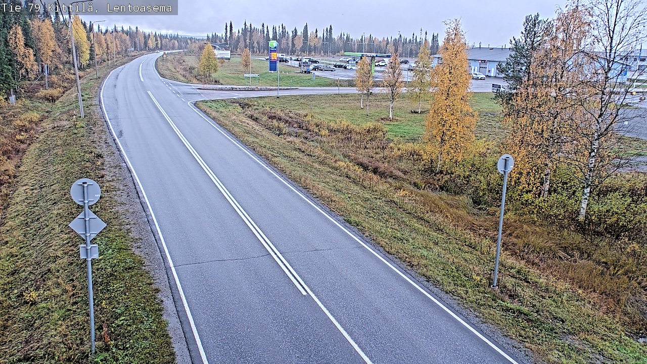 Kelikamerat Kuva Tie 79 Kittilä, Lentoasema, Kittilä, Lappi