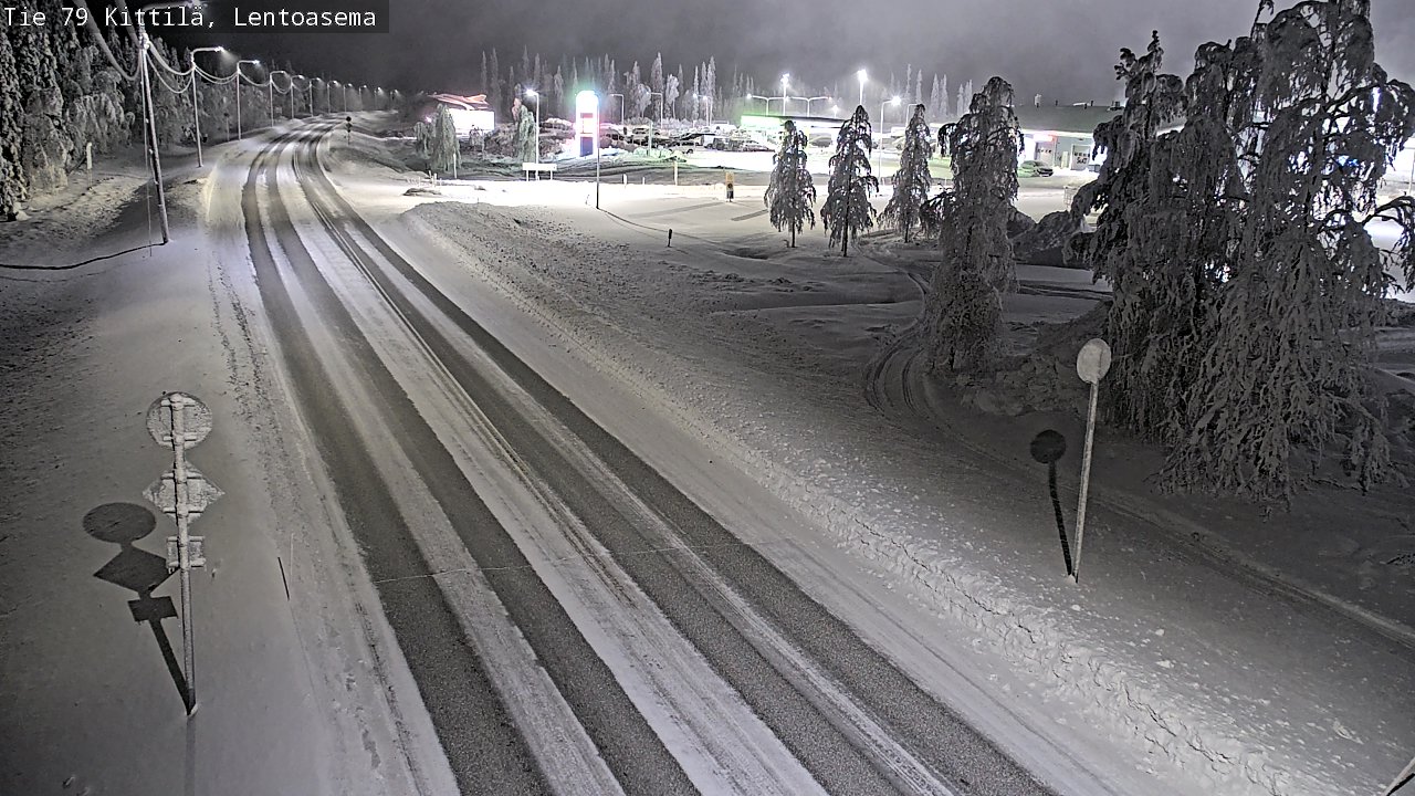 Kelikamerat Kuva Tie 79 Kittilä, Lentoasema, Kittilä, Lappi