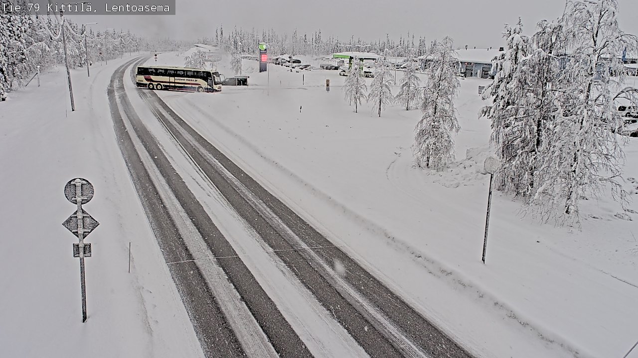 Weather Camera Image Road 79 Kittilä, Lentoasema, Kittilä, Lappi