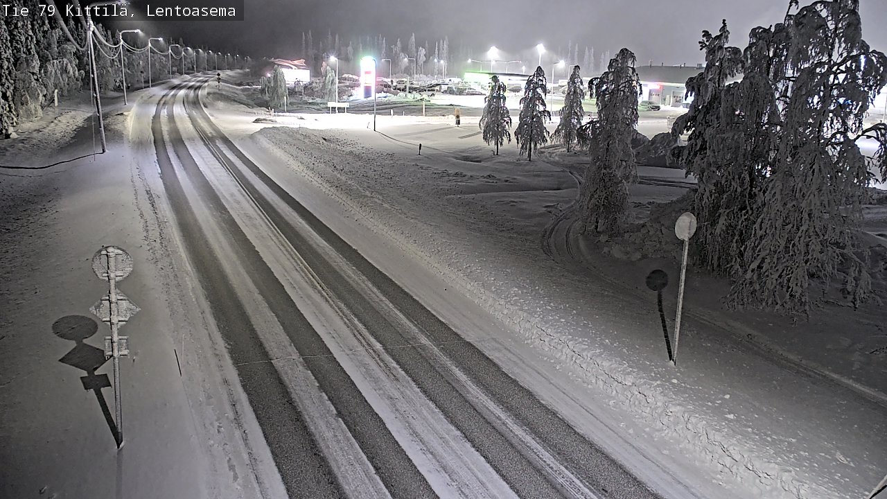 Kelikamerat Kuva Tie 79 Kittilä, Lentoasema, Kittilä, Lappi