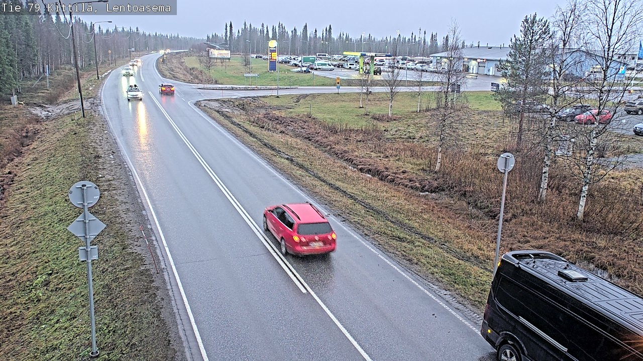 Kelikamerat Kuva Tie 79 Kittilä, Lentoasema, Kittilä, Lappi