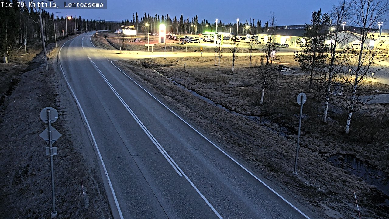 Kelikamerat Kuva Tie 79 Kittilä, Lentoasema, Kittilä, Lappi