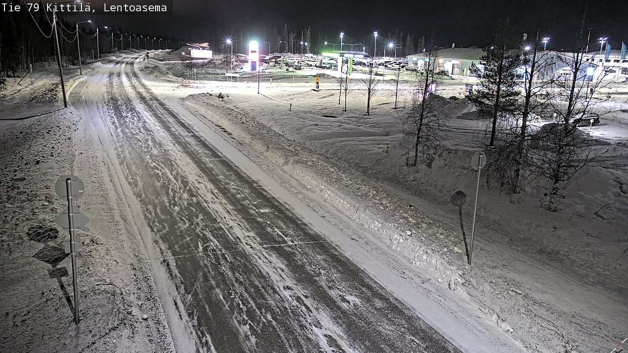 Kelikamerat Kuva Tie 79 Kittilä, Lentoasema, Kittilä, Lappi