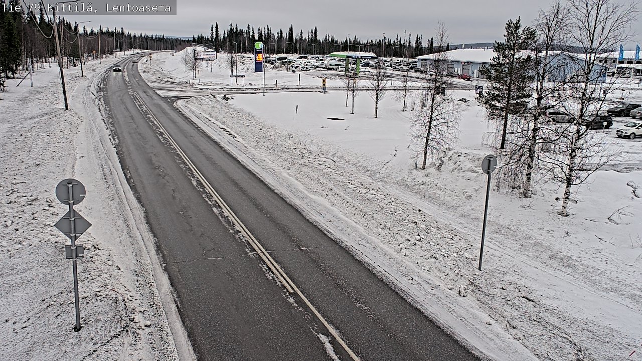 Kelikamerat Kuva Tie 79 Kittilä, Lentoasema, Kittilä, Lappi