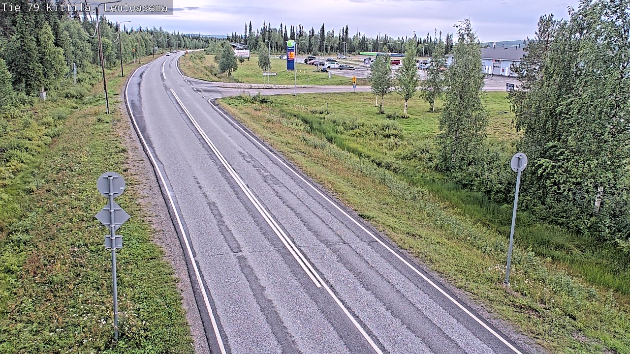 Kelikamerat Kuva Tie 79 Kittilä, Lentoasema, Kittilä, Lappi