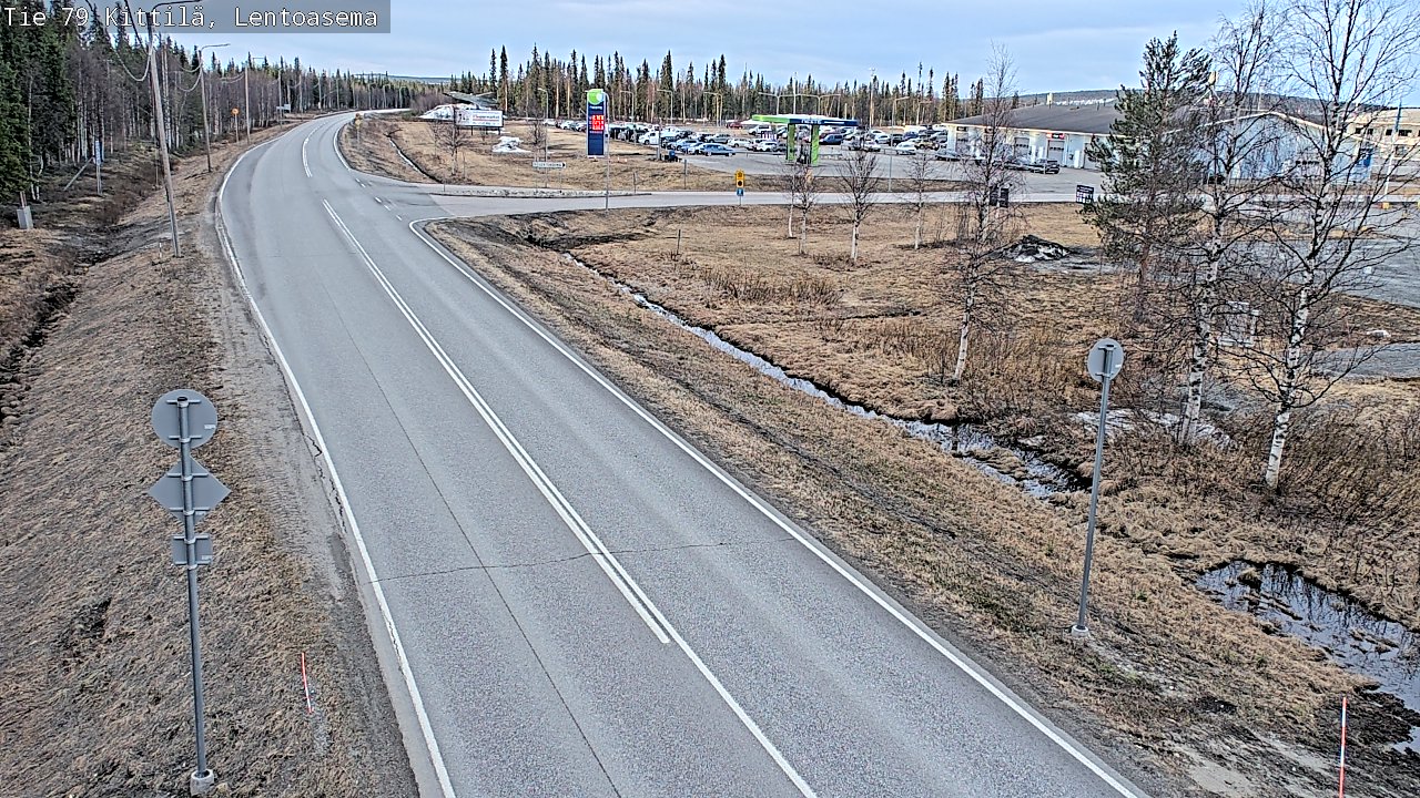Kelikamerat Kuva Tie 79 Kittilä, Lentoasema, Kittilä, Lappi