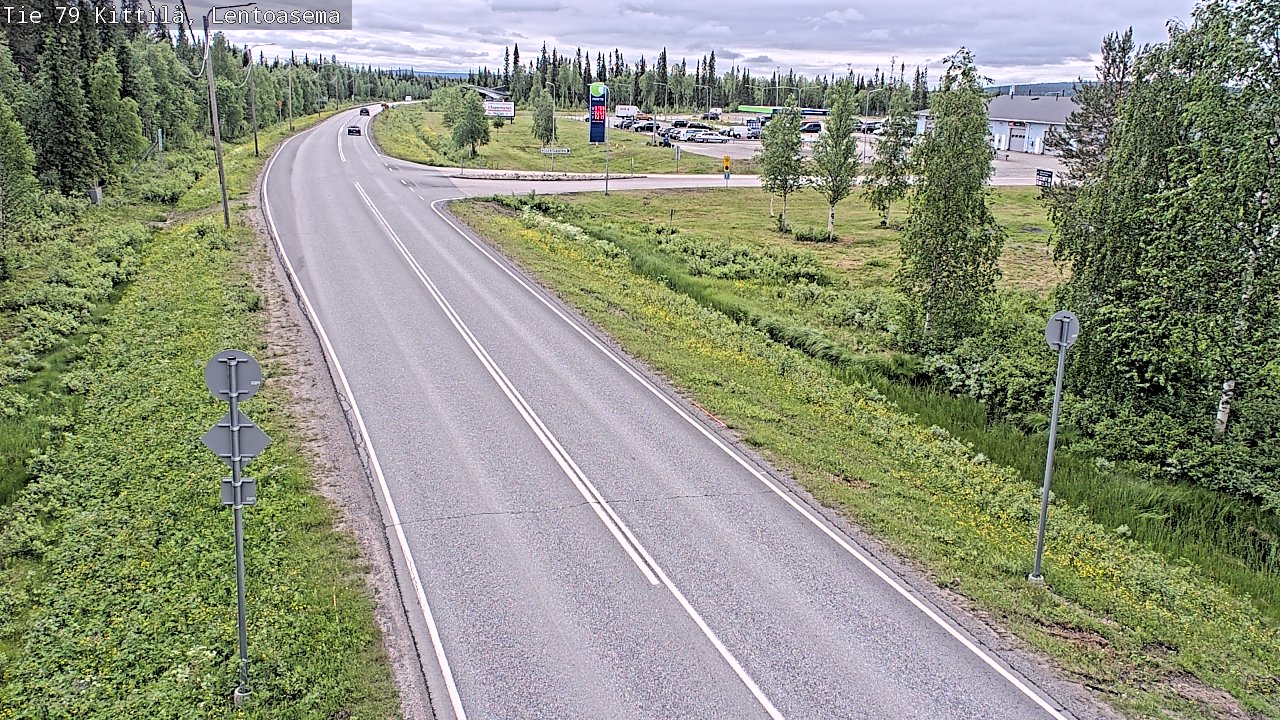 Kelikamerat Kuva Tie 79 Kittilä, Lentoasema, Kittilä, Lappi