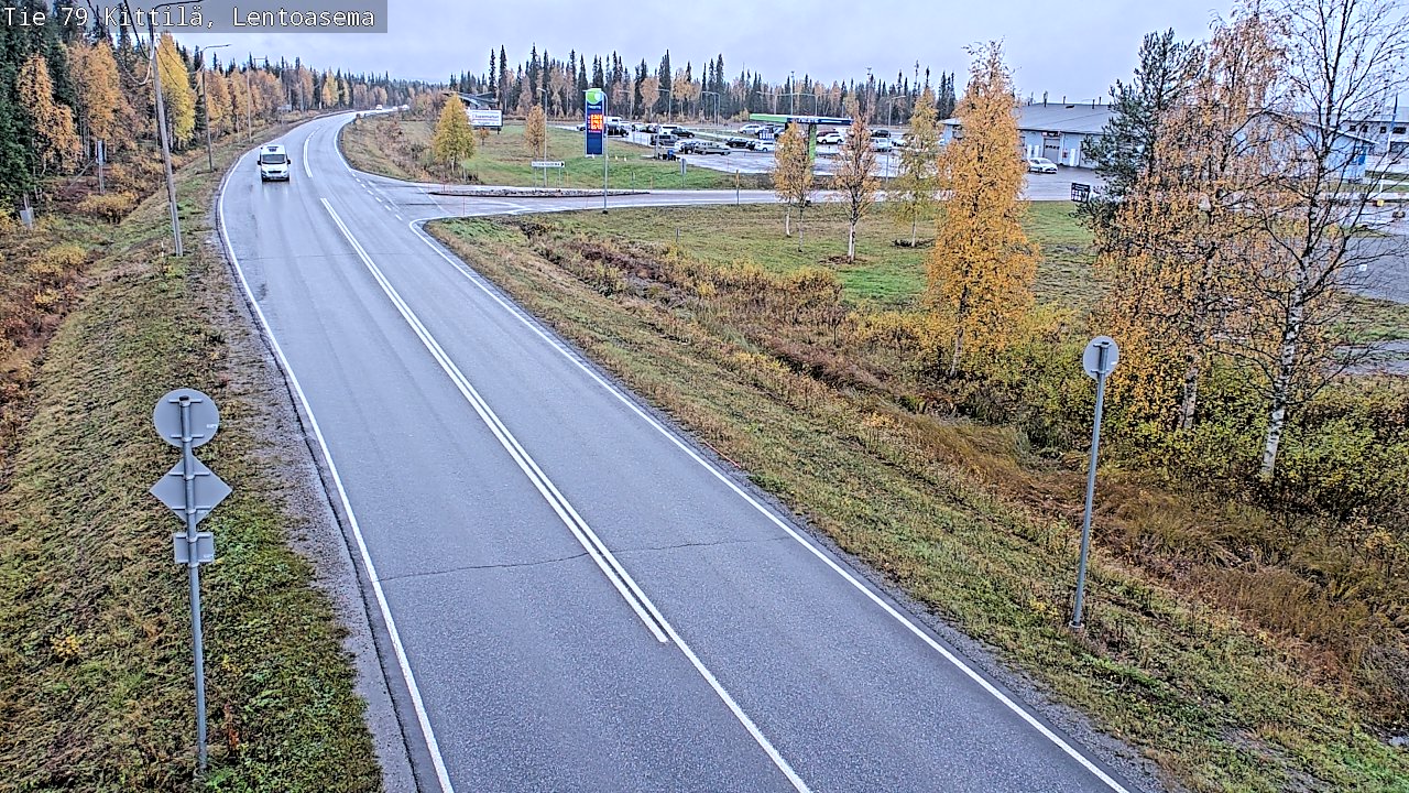 Kelikamerat Kuva Tie 79 Kittilä, Lentoasema, Kittilä, Lappi