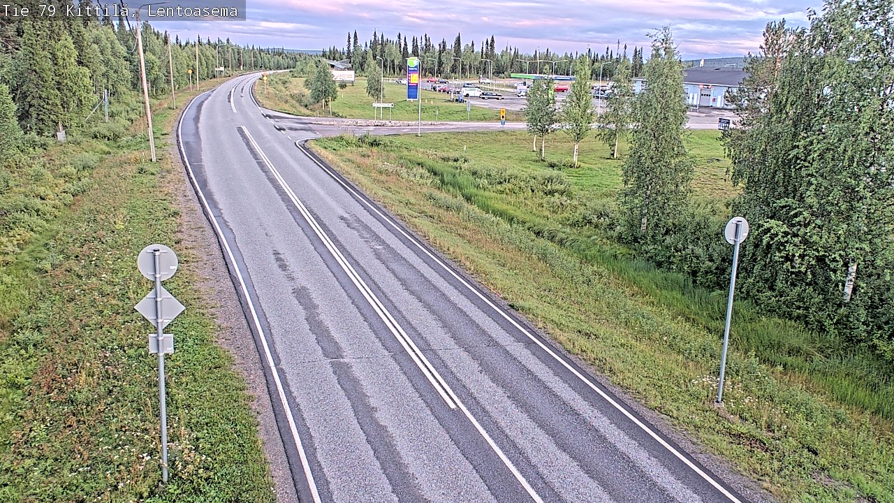 Kelikamerat Kuva Tie 79 Kittilä, Lentoasema, Kittilä, Lappi