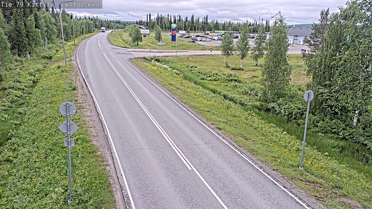 Kelikamerat Kuva Tie 79 Kittilä, Lentoasema, Kittilä, Lappi
