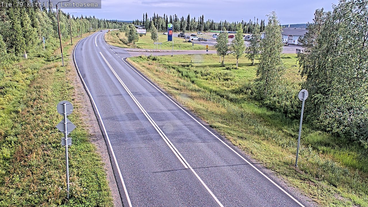 Kelikamerat Kuva Tie 79 Kittilä, Lentoasema, Kittilä, Lappi