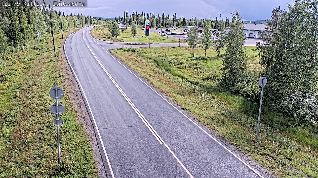 Kelikamerat Kuva Tie 79 Kittilä, Lentoasema, Kittilä, Lappi