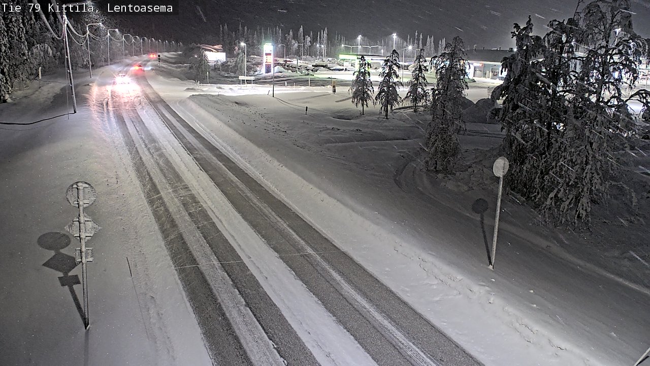 Weather Camera Image Road 79 Kittilä, Lentoasema, Kittilä, Lappi