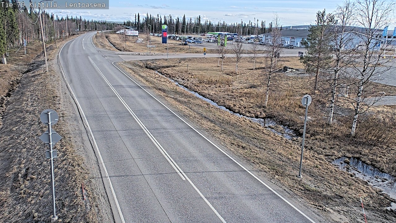 Kelikamerat Kuva Tie 79 Kittilä, Lentoasema, Kittilä, Lappi