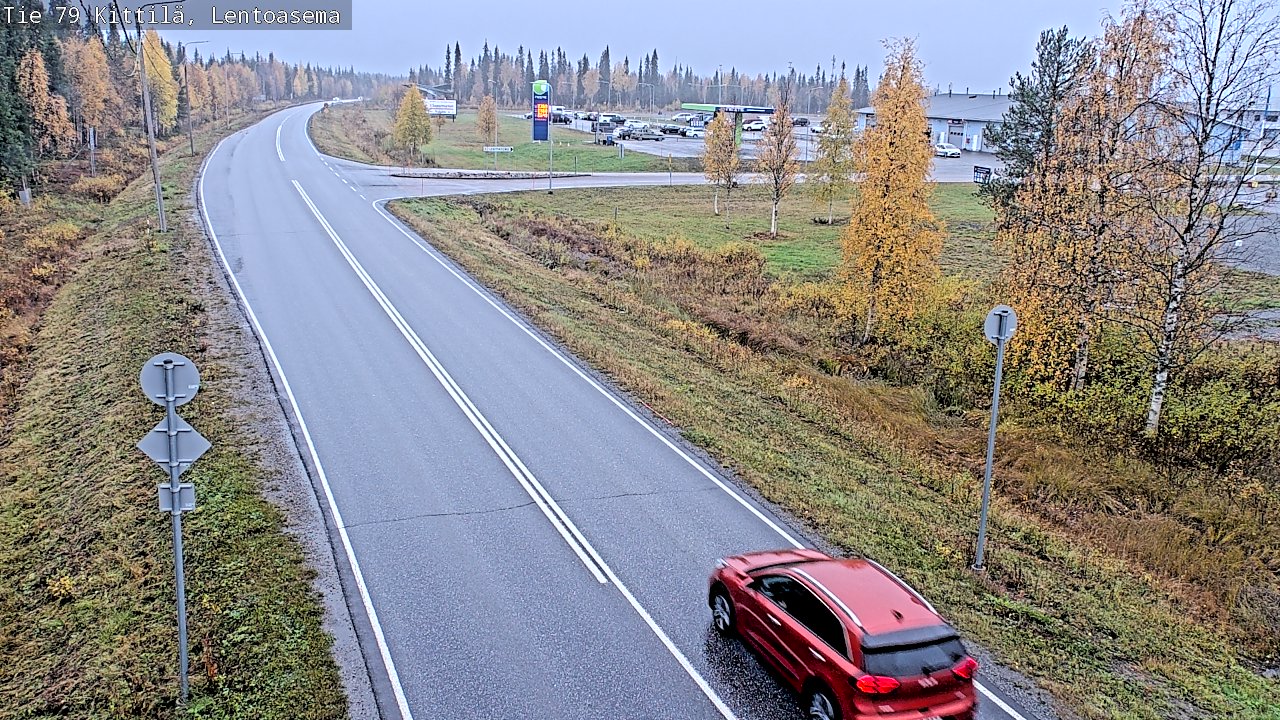 Kelikamerat Kuva Tie 79 Kittilä, Lentoasema, Kittilä, Lappi