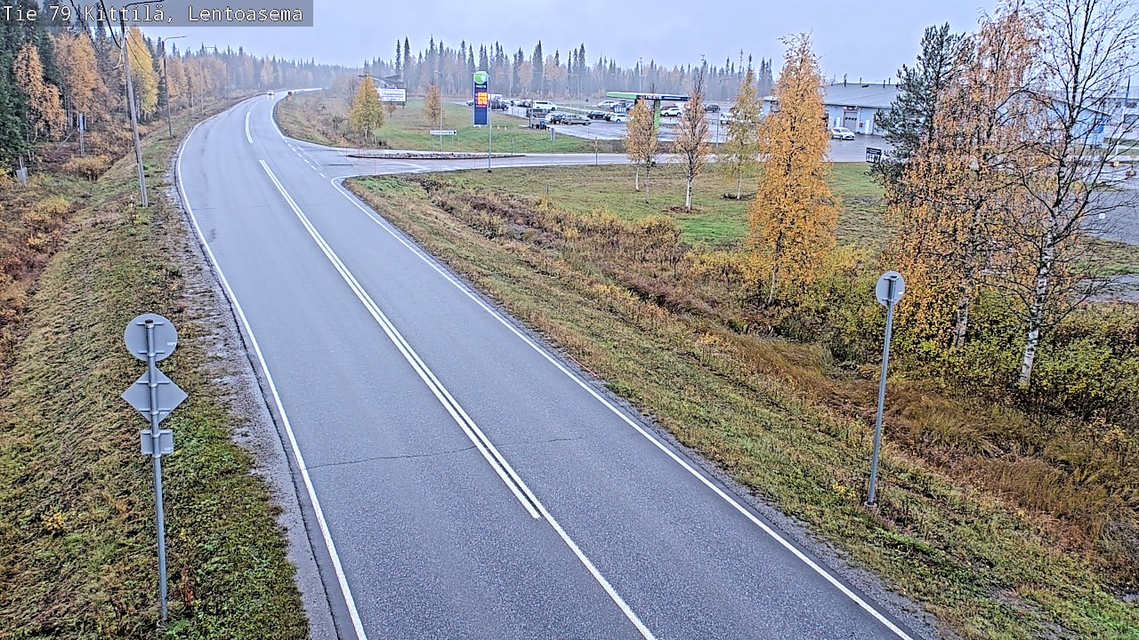 Kelikamerat Kuva Tie 79 Kittilä, Lentoasema, Kittilä, Lappi