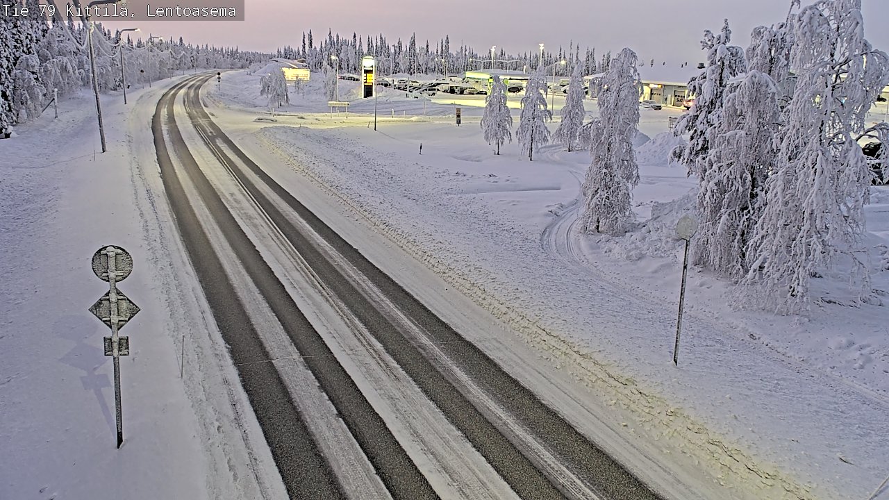 Kelikamerat Kuva Tie 79 Kittilä, Lentoasema, Kittilä, Lappi