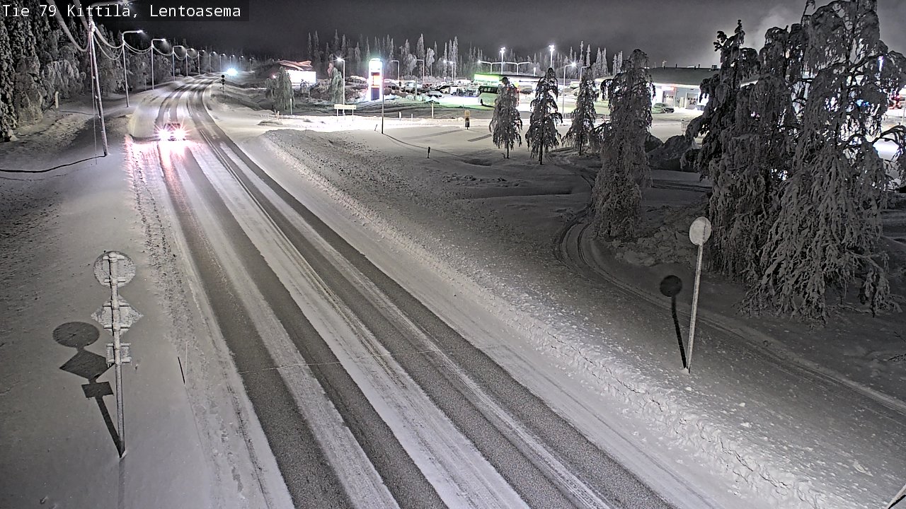 Kelikamerat Kuva Tie 79 Kittilä, Lentoasema, Kittilä, Lappi