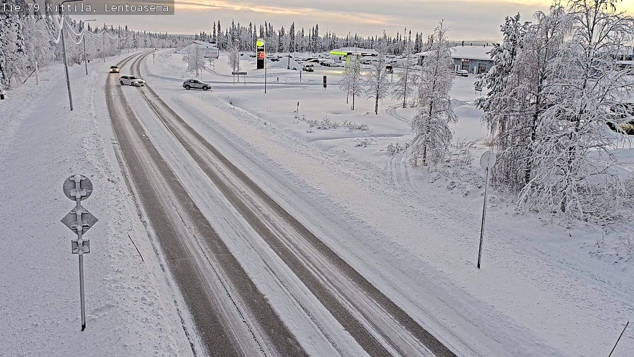 Weather Camera Image Road 79 Kittilä, Lentoasema, Kittilä, Lappi