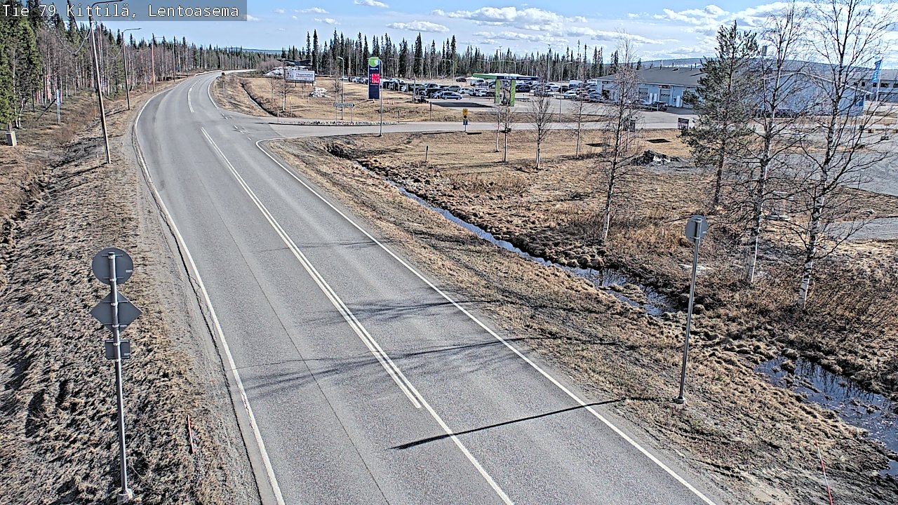Kelikamerat Kuva Tie 79 Kittilä, Lentoasema, Kittilä, Lappi