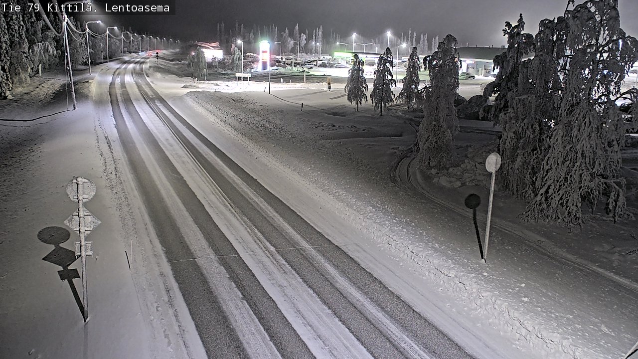 Kelikamerat Kuva Tie 79 Kittilä, Lentoasema, Kittilä, Lappi