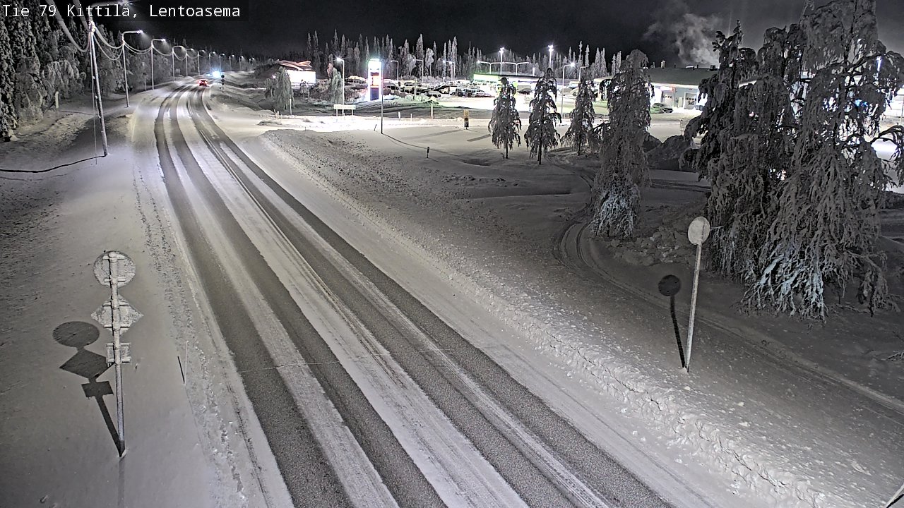 Kelikamerat Kuva Tie 79 Kittilä, Lentoasema, Kittilä, Lappi