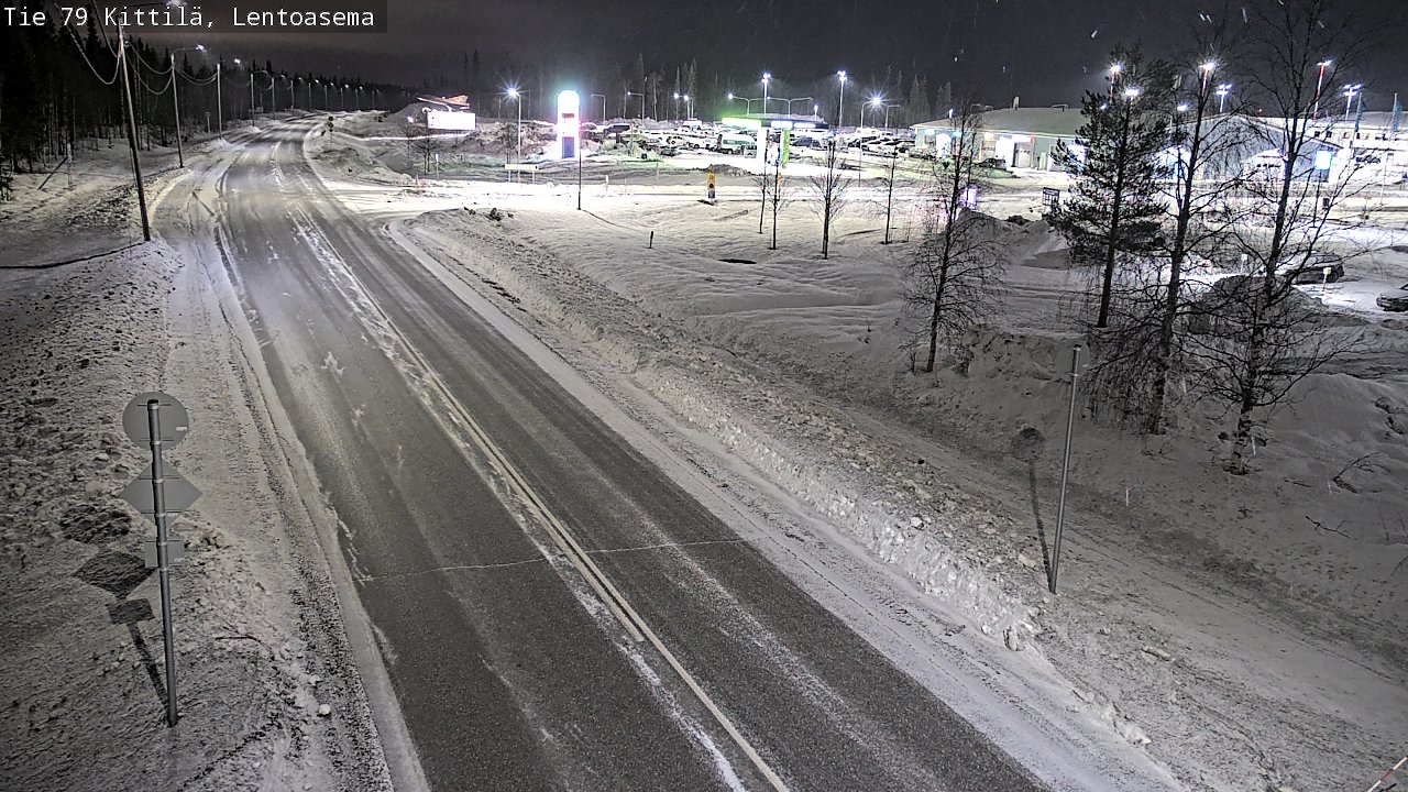 Kelikamerat Kuva Tie 79 Kittilä, Lentoasema, Kittilä, Lappi