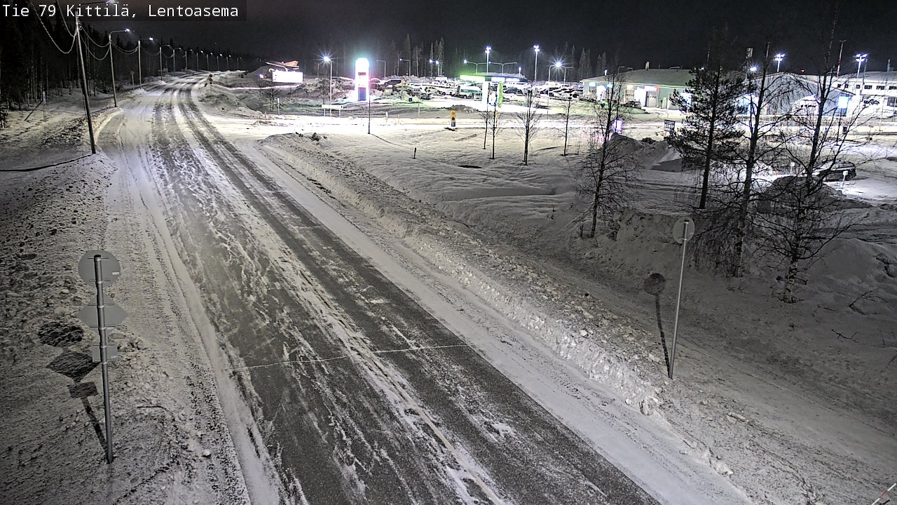 Kelikamerat Kuva Tie 79 Kittilä, Lentoasema, Kittilä, Lappi