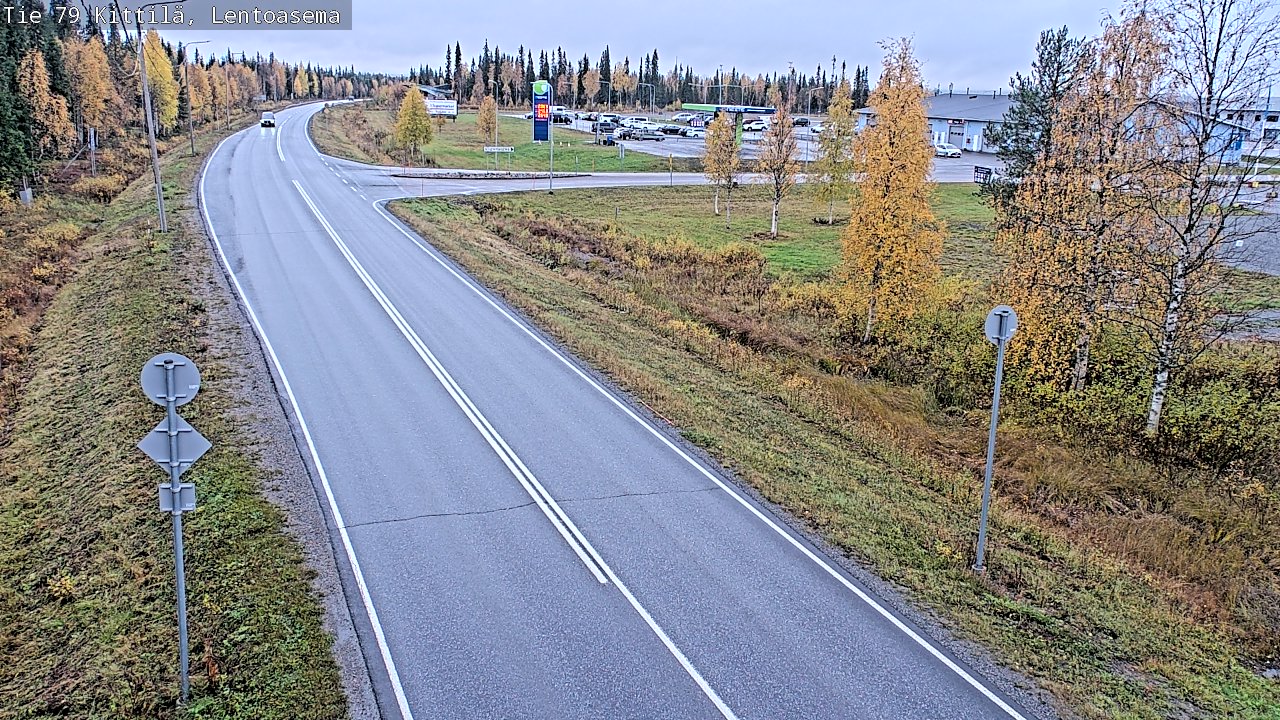 Kelikamerat Kuva Tie 79 Kittilä, Lentoasema, Kittilä, Lappi