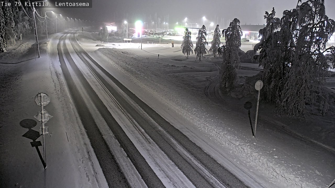 Kelikamerat Kuva Tie 79 Kittilä, Lentoasema, Kittilä, Lappi