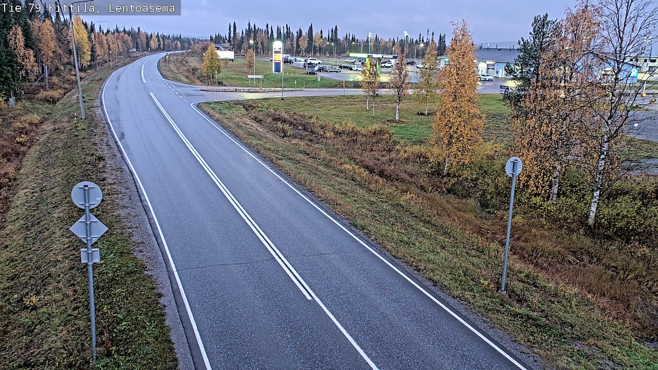 Kelikamerat Kuva Tie 79 Kittilä, Lentoasema, Kittilä, Lappi