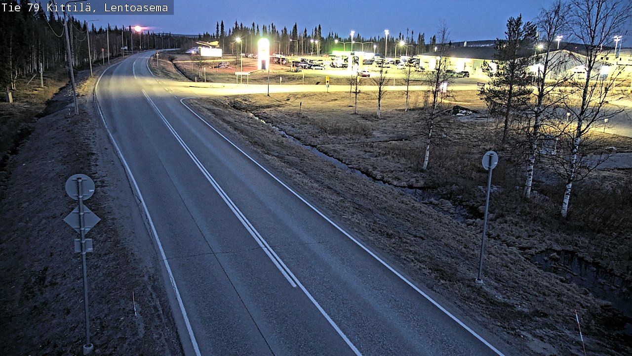 Kelikamerat Kuva Tie 79 Kittilä, Lentoasema, Kittilä, Lappi
