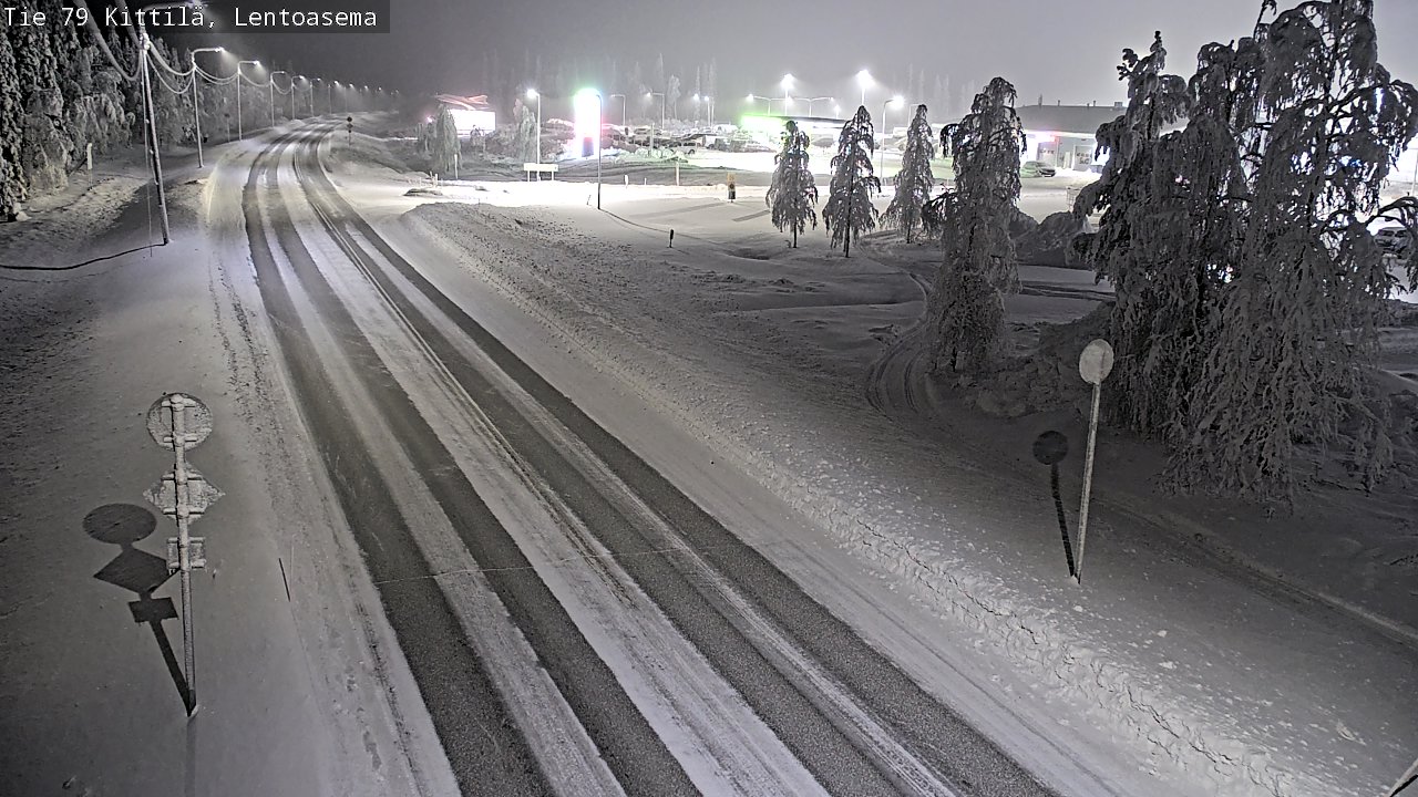 Kelikamerat Kuva Tie 79 Kittilä, Lentoasema, Kittilä, Lappi
