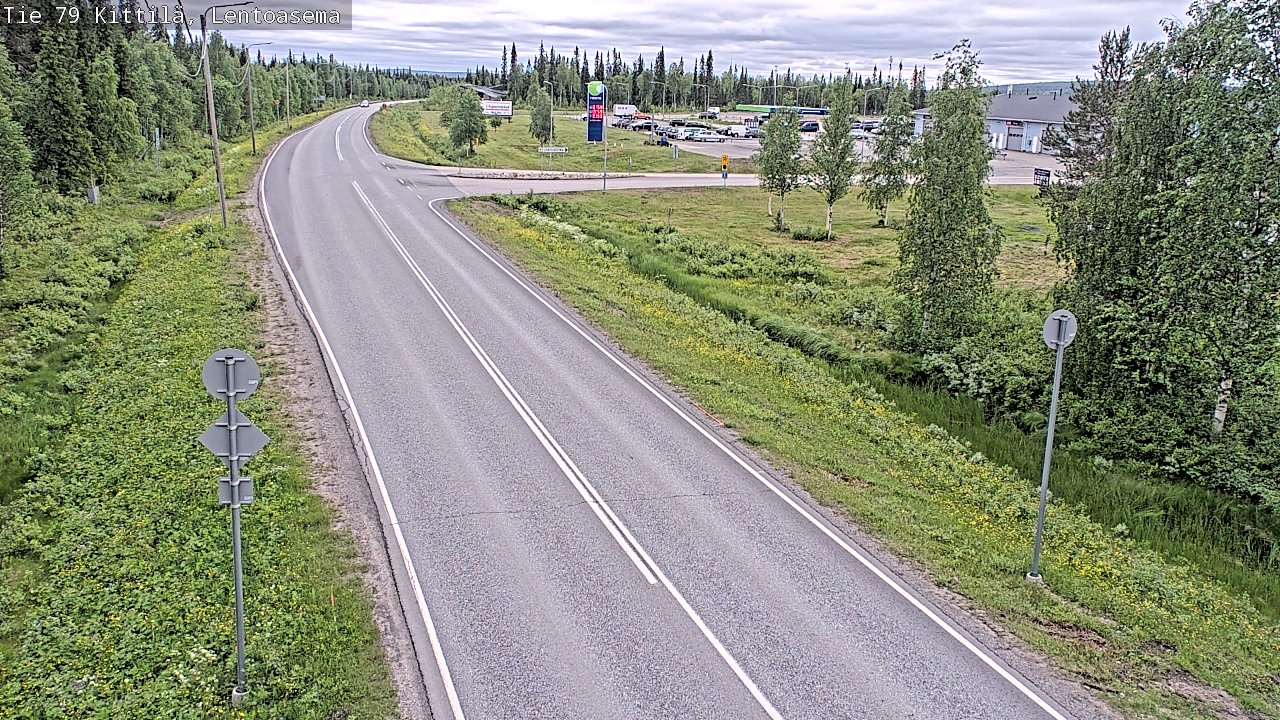 Kelikamerat Kuva Tie 79 Kittilä, Lentoasema, Kittilä, Lappi