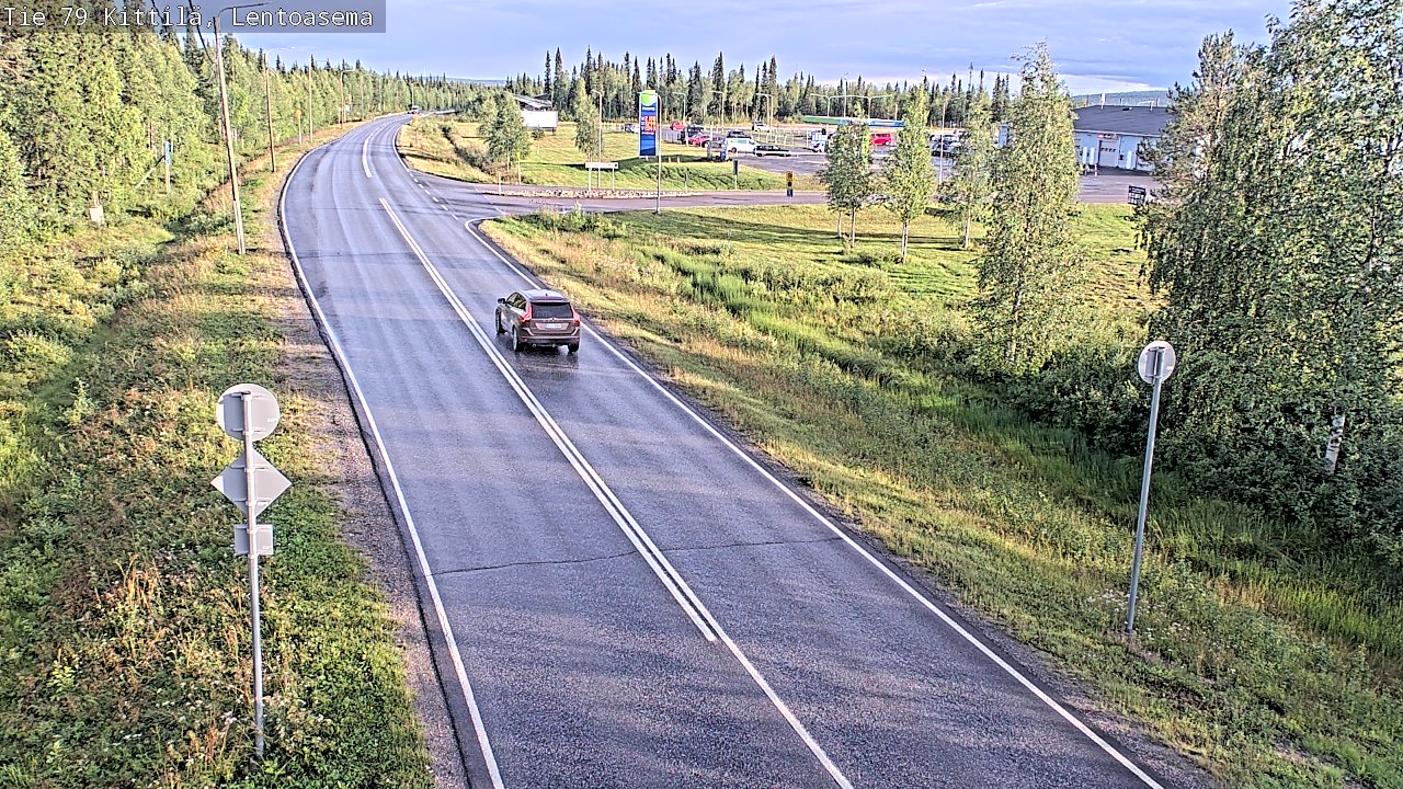 Kelikamerat Kuva Tie 79 Kittilä, Lentoasema, Kittilä, Lappi