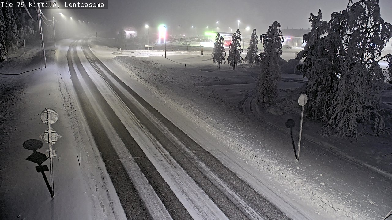 Kelikamerat Kuva Tie 79 Kittilä, Lentoasema, Kittilä, Lappi