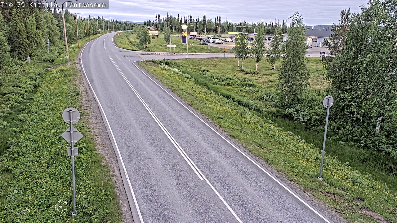 Kelikamerat Kuva Tie 79 Kittilä, Lentoasema, Kittilä, Lappi