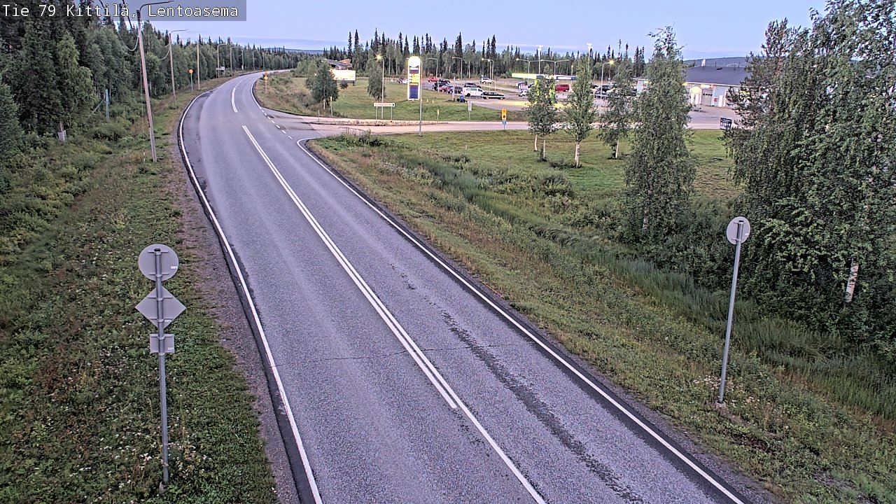 Kelikamerat Kuva Tie 79 Kittilä, Lentoasema, Kittilä, Lappi
