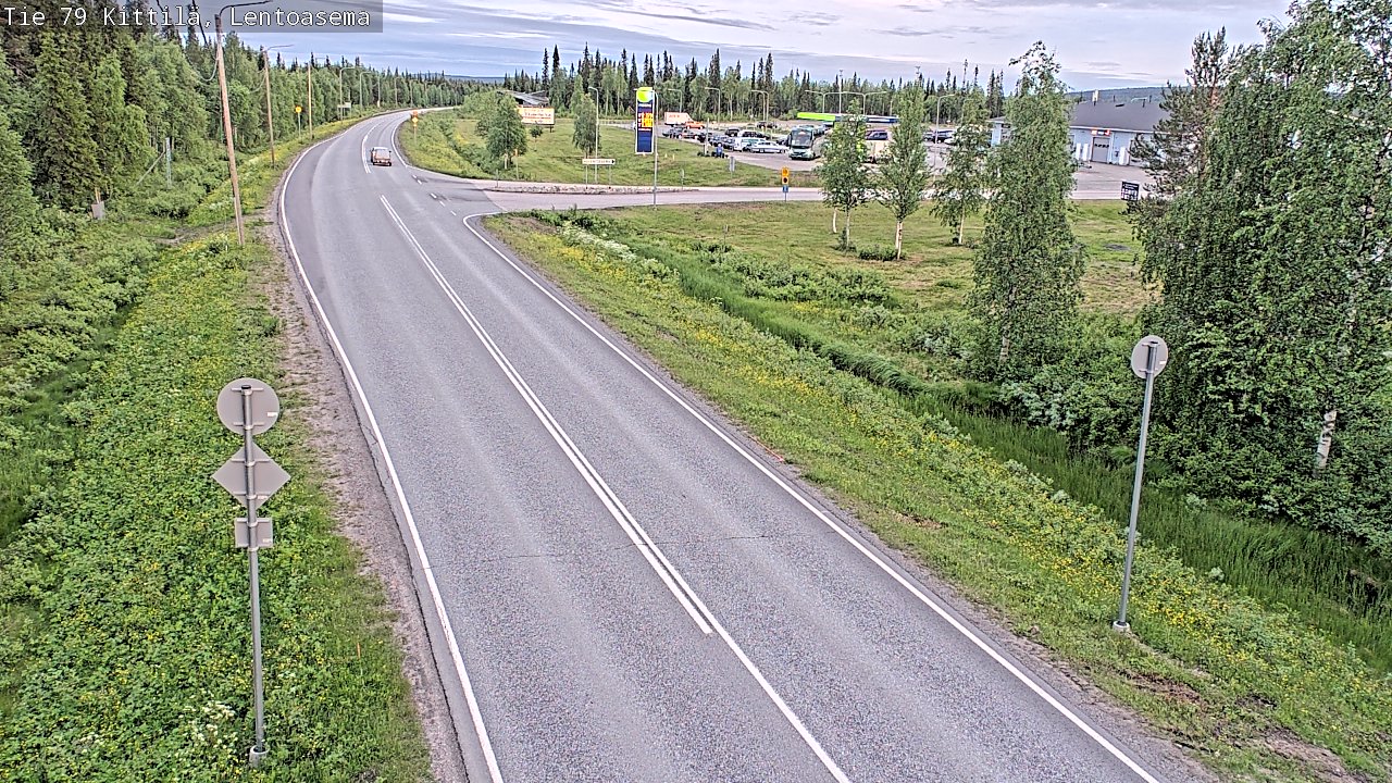 Kelikamerat Kuva Tie 79 Kittilä, Lentoasema, Kittilä, Lappi