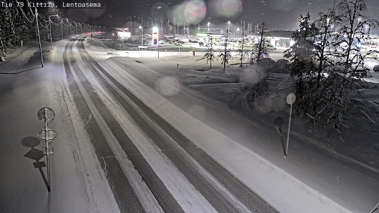 Weather Camera Image Road 79 Kittilä, Lentoasema, Kittilä, Lappi